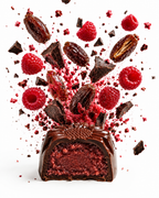 Raspberry Date | Dark Chocolate | 4-Pack